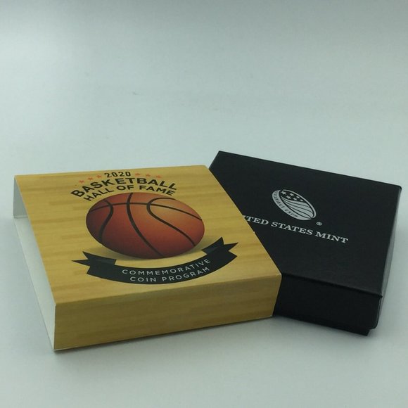 2020-P Basketball HALL of FAME 2020 Colorized Dollar - Picture 4 of 4